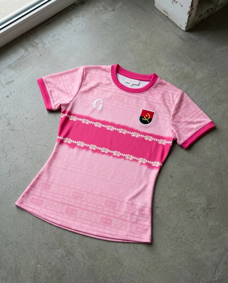 Angola Football Jersey - Pink