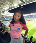 DR Congo Leopard Football Jersey - Pink