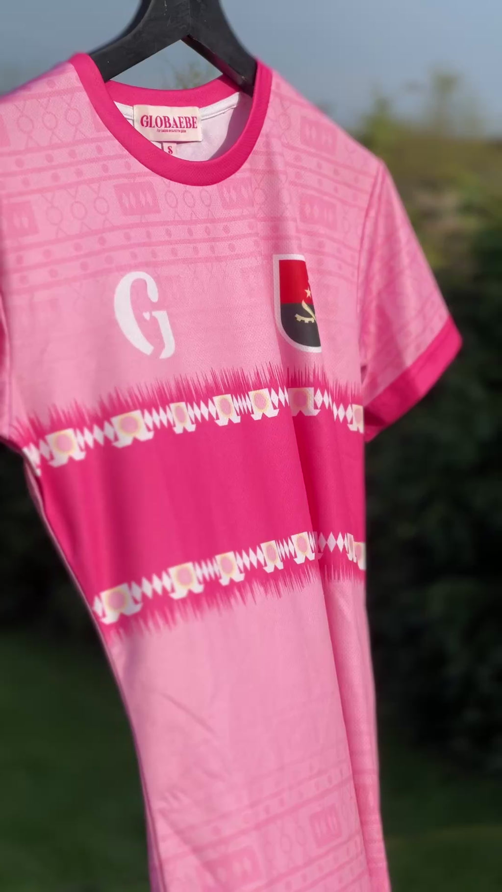 Angola Football Jersey - Pink